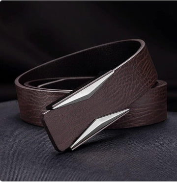Brown Silver Buckle