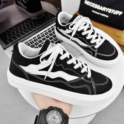 Sports Black Trend Flat Shoes