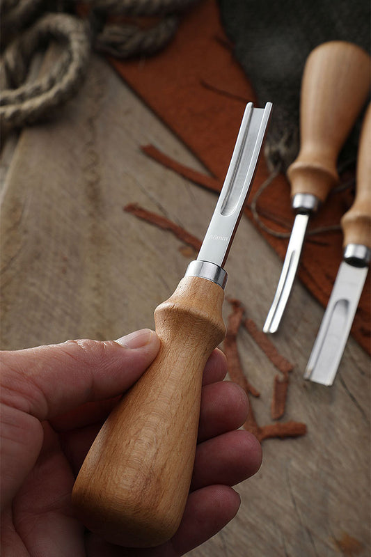 New Style French Leather Tool Carving Edger