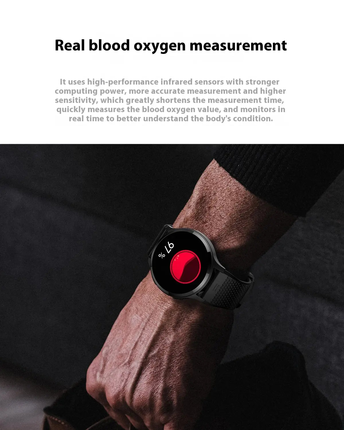 Bluetooth Calling Heart Rate Blood Oxygen Sleep LW77 Smart Watch