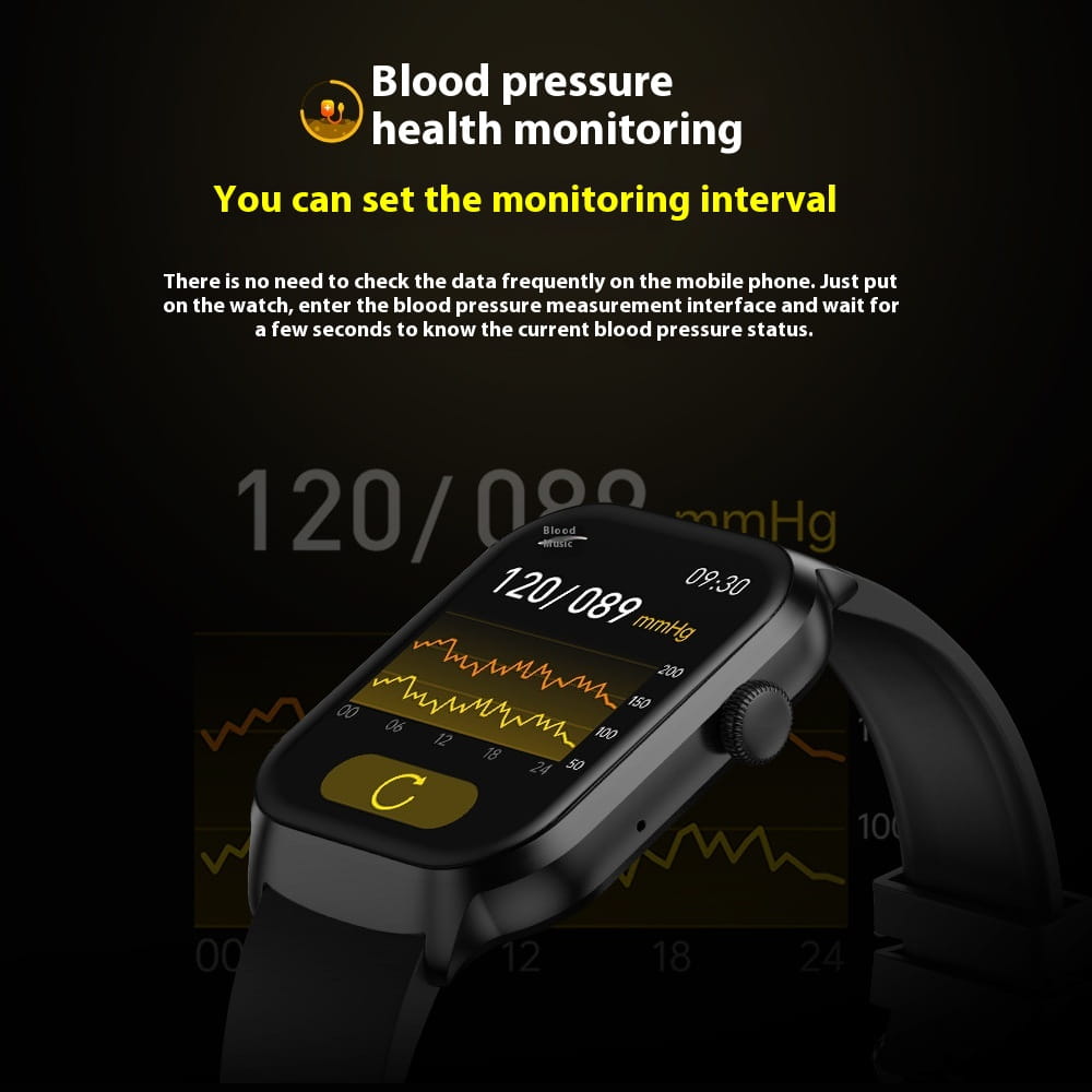 G43 Blood Oxygen Body Temperature Heart Rate Sleep NFC Multi-function Smart Watch