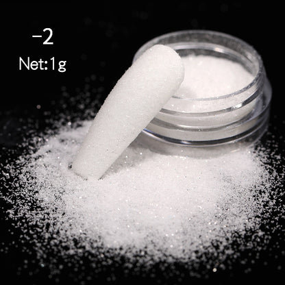 DIY Nail Powder Magic Color Nail Shimmering Powder Woolen Gradient Nail Art Blooming