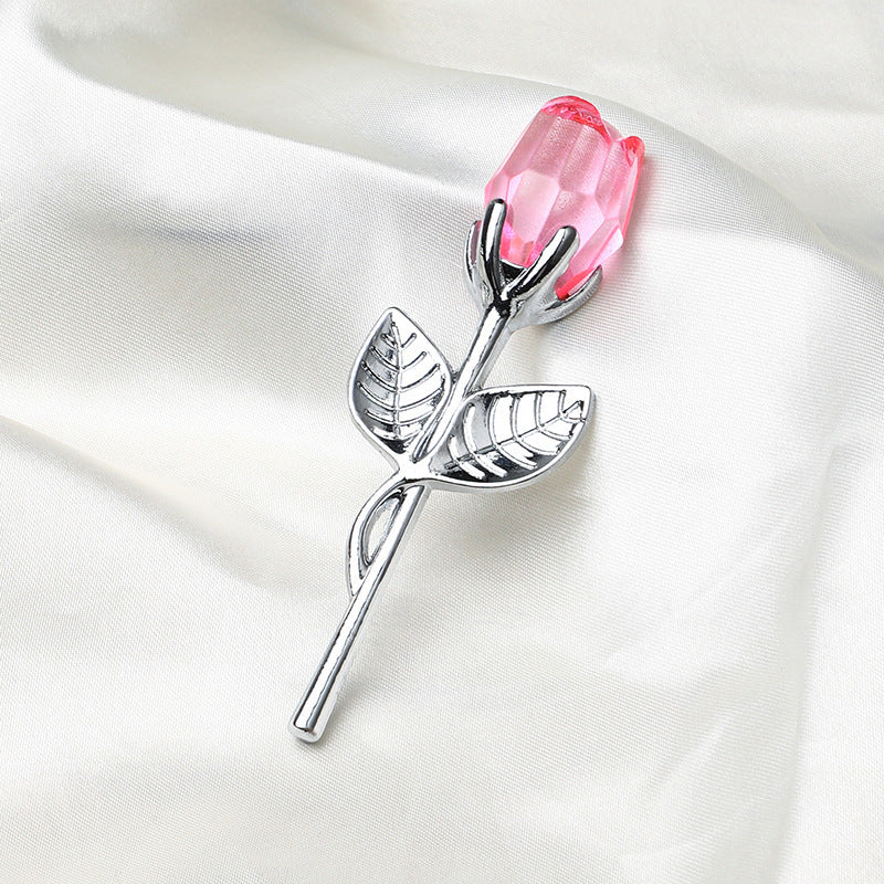 Kristall Metall Rose Valentinstag Kleines Geschenk Hochzeit