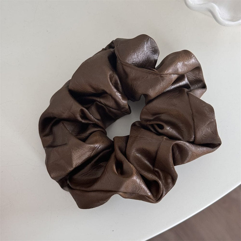 Retro Texture Large Intestine Hair Ring For Women