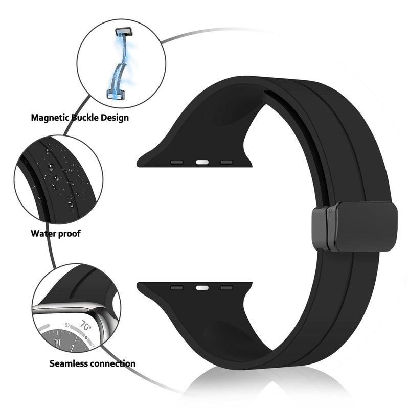 النطاق المغناطيسي السيليكون لمشاهدة Apple Watch