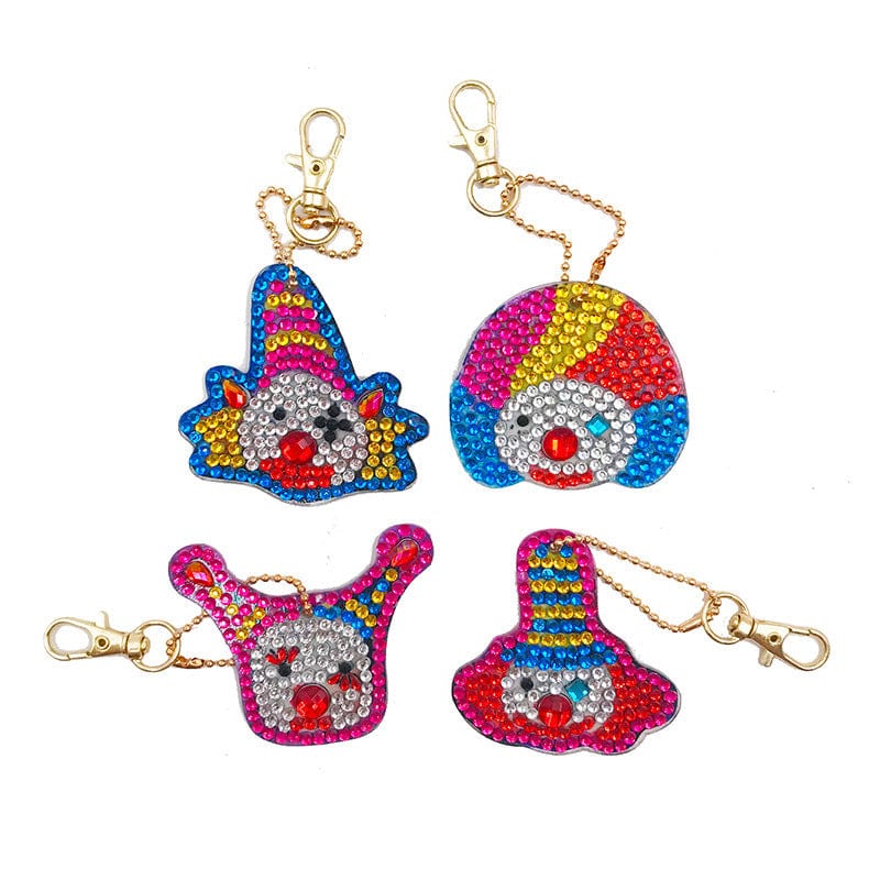 Cartoon Owl Keychain Creative Decorative Pendant