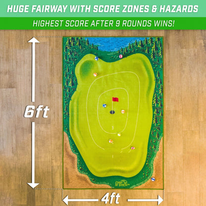 Golf-Trainingsmatte für Schaukel, Eltern-Kind-Spielzeug, Ballspur, Richtungsmatte, Schaukelpfad-Pads, Schaukel-Übungspads