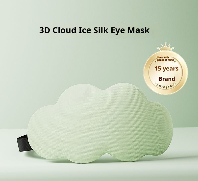 Three-dimensional Cloud Ice Silk Eye Mask Shading Sleeping