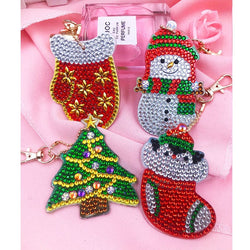 Cartoon Owl Keychain Creative Decorative Pendant