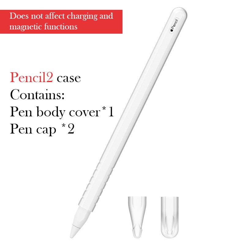 متوافق مع Apple، حافظة قلم iPad Capacitor Pen II من السيليكون