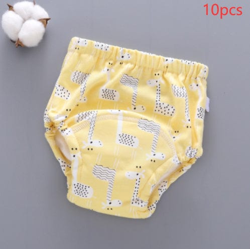 婴儿训练裤可洗6层纱布尿布套