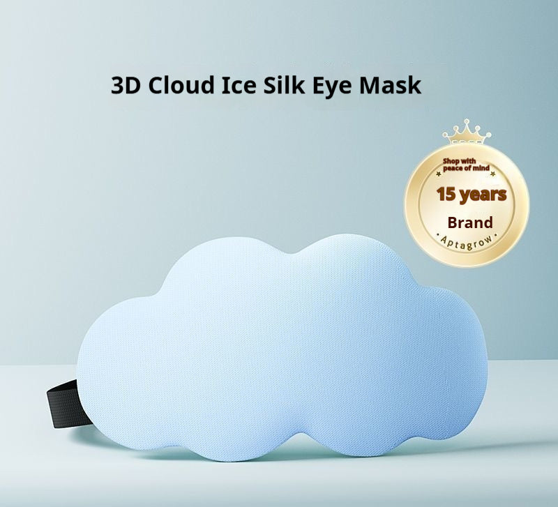 Three-dimensional Cloud Ice Silk Eye Mask Shading Sleeping