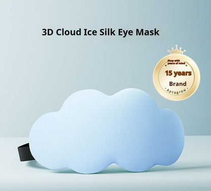 Three-dimensional Cloud Ice Silk Eye Mask Shading Sleeping