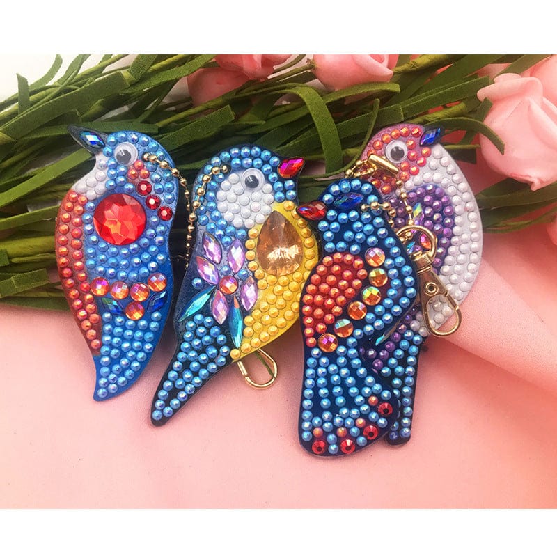 Cartoon Owl Keychain Creative Decorative Pendant