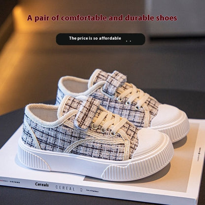 Children's Canvas Soft Bottom Casual Sports Skate Shoes