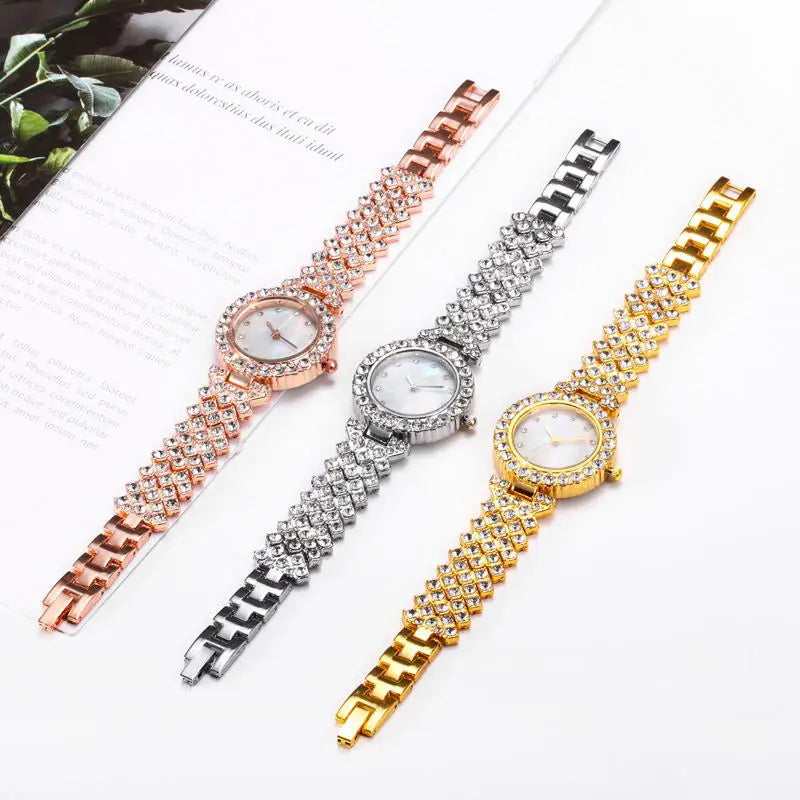 Fashion Simple Women’s Quartz Watch Diamond Alloy