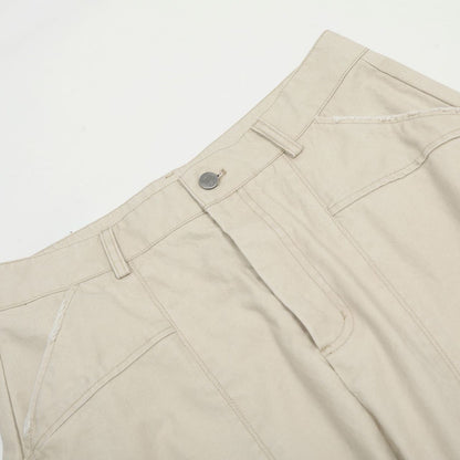 American Retro Cleanfit Loose Heavy Industry Washed And Worn Overalls