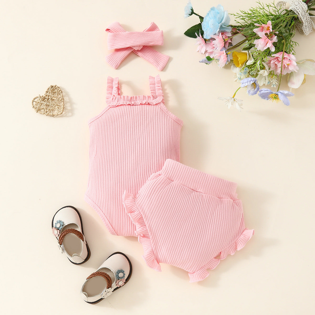 Girls Summer Summer Sling Romper