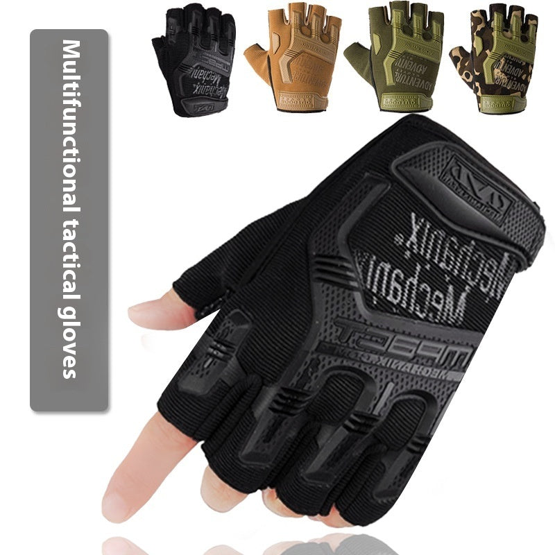 Men's Outdoor Sports Training Fitness Anti-slip Summer Cycling Gloves