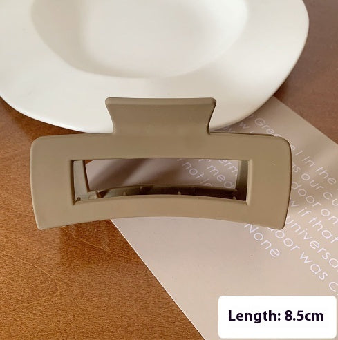 Women's Simple And Versatile Solid Color Grip Clip