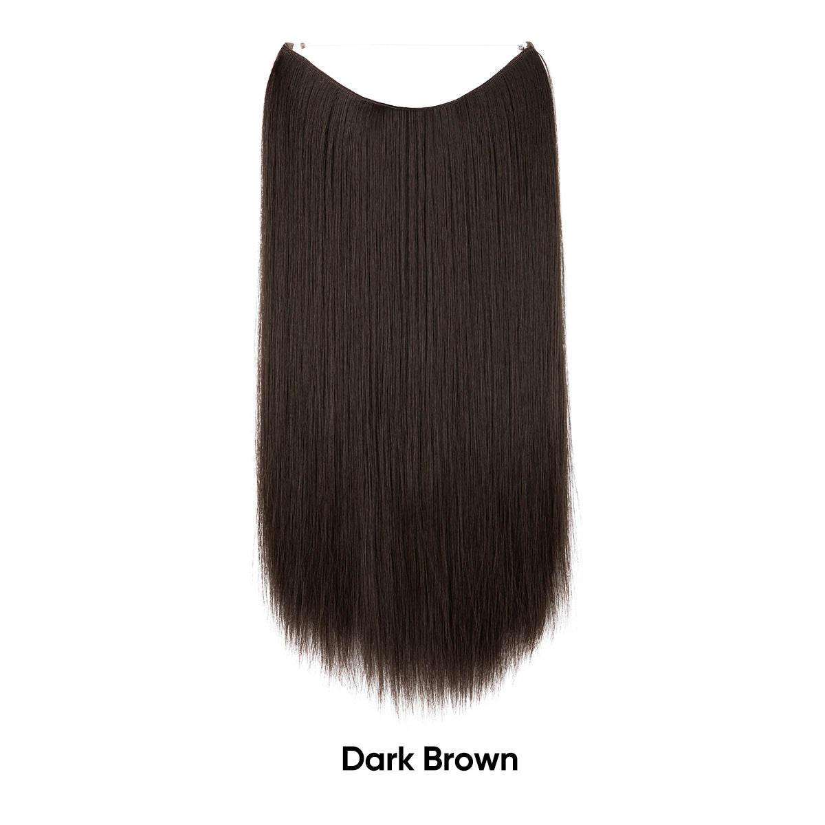 Women's One-piece Adjustable Invisible Straight Multi-color Gradient Hair Extension Fishline