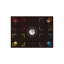 Basketball Training Mat Indoor Step Positioning Step Point Control Ball Step Mat Indoor Ball Control Training Dribbling Drill Thickening