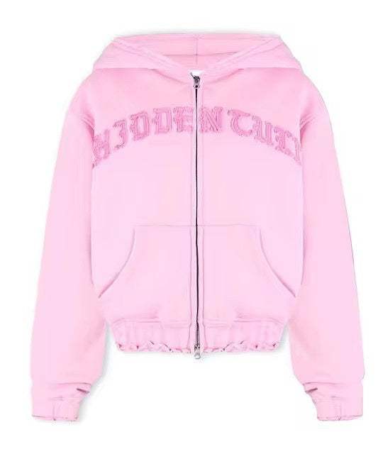 Sports Suit Zip-up Hooded