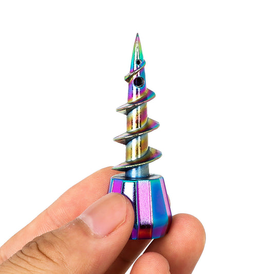 23mm Metal Screw Shape Hookah Metal Gun Head Accessories