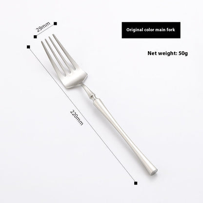 Creative Stainless Steel Waist Steak Knife Fork Spoon Tableware
