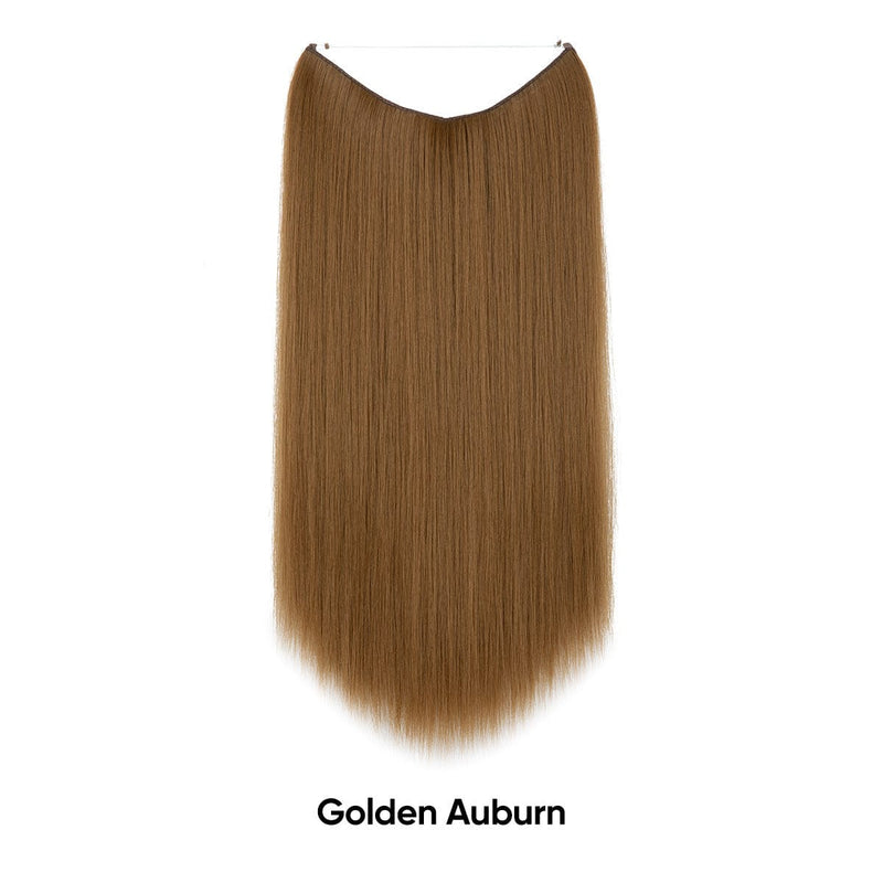 Women's One-piece Adjustable Invisible Straight Multi-color Gradient Hair Extension Fishline