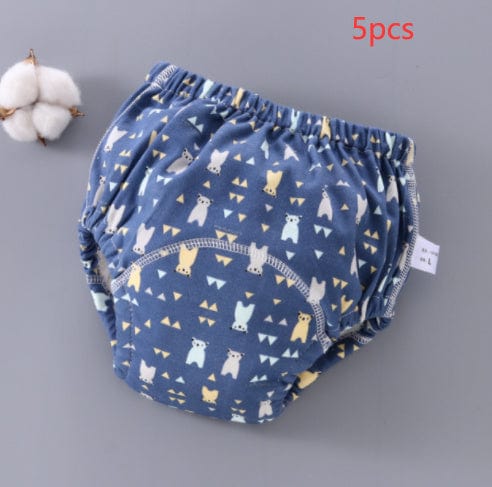 婴儿训练裤可洗6层纱布尿布套