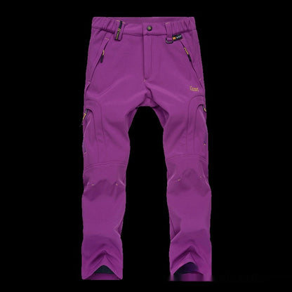 Women's Waterproof Warm And Loose Climbing Pants
