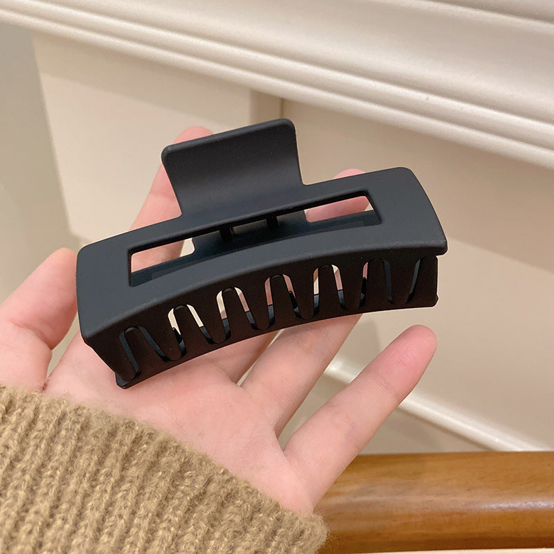 Women's Simple And Versatile Solid Color Grip Clip