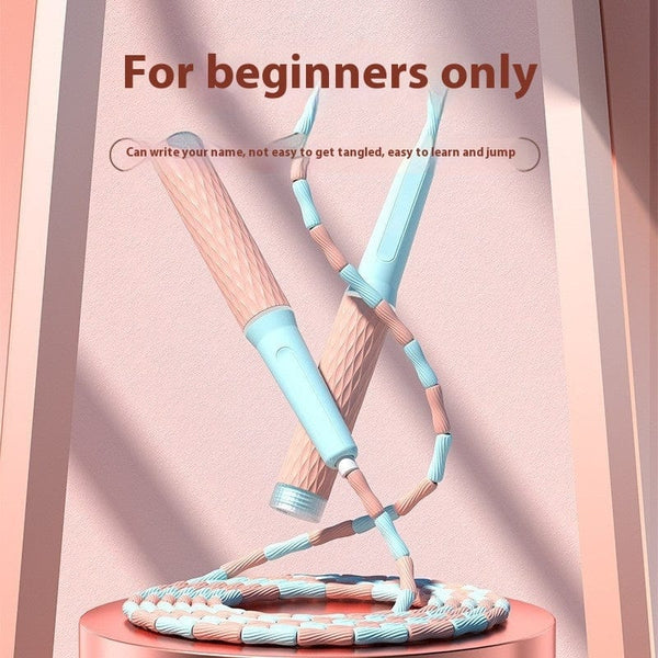 Bamboo Bead Soft Bead Non-knotted Children Fitness Rope