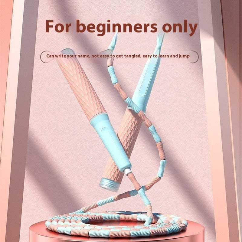 Bamboo Bead Soft Bead Non-knotted Children Fitness Rope