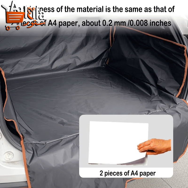 Durable Waterproof SUV Cargo Liner - Universal Trunk Seat Cover for Maximum Protection of Your Back Cargo Area