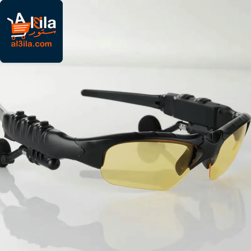 Wireless Stereo Earphones with Microphone and Polarized Sunglasses for Driving and Sports - Smart Noise Reduction Headset