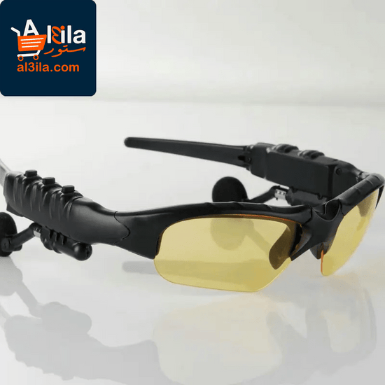 Wireless Stereo Earphones with Microphone and Polarized Sunglasses for Driving and Sports - Smart Noise Reduction Headset