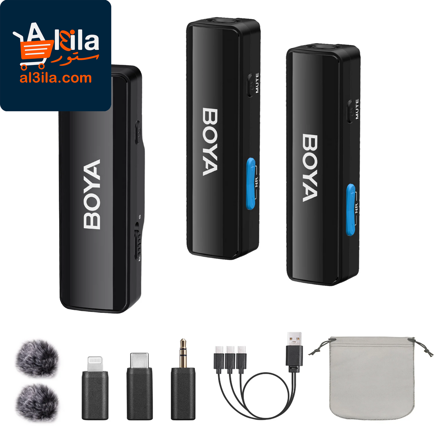 LINK Wireless Lavalier Microphone for iPhone 15/16 Series, OPPO, Samsung, Xiaomi, GoPro, and SONY DSLR Cameras – Ideal for Vlogging and Recording