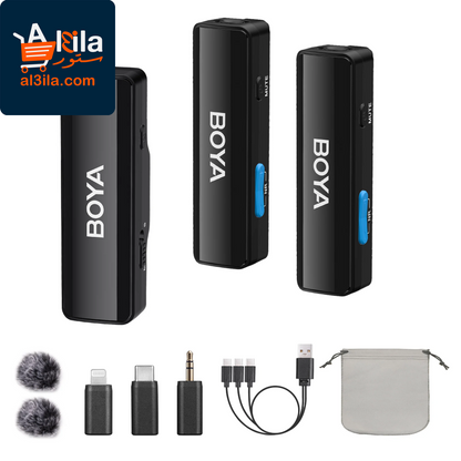 LINK Wireless Lavalier Microphone for iPhone 15/16 Series, OPPO, Samsung, Xiaomi, GoPro, and SONY DSLR Cameras – Ideal for Vlogging and Recording