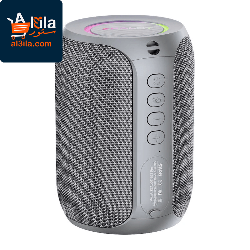 S32 Pro Bluetooth Wireless Speaker with Subwoofer, Mini Hi-Fi Bass, Stereo Sound, RGB Lighting, Micro SD Card and AUX Support, Built-in Microphone