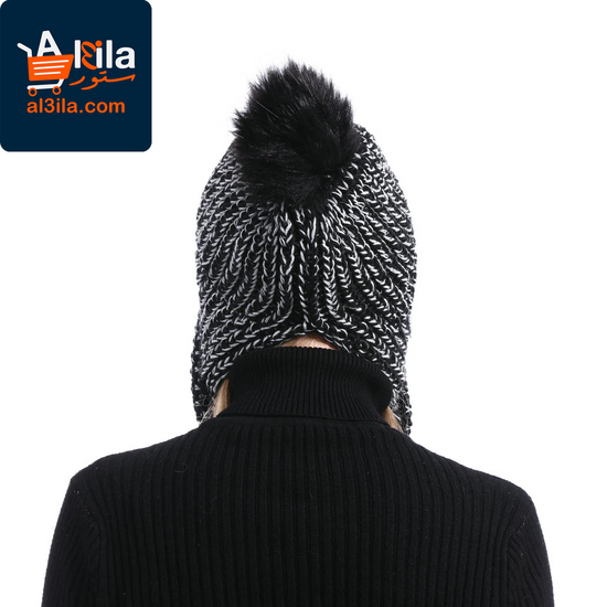 Bluetooth-Compatible Knitted Beanie Hat with Earphone Speakers and Microphone for Women - Warm Soft Winter Outdoor Wear