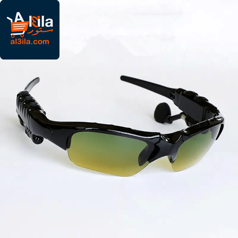 Wireless Stereo Earphones with Microphone and Polarized Sunglasses for Driving and Sports - Smart Noise Reduction Headset