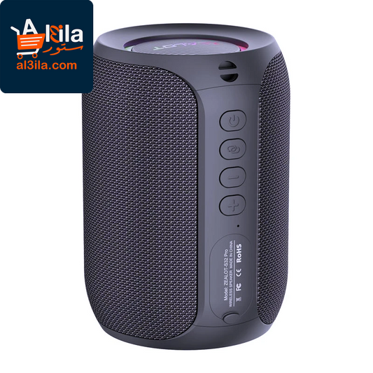 S32 Pro Bluetooth Wireless Speaker with Subwoofer, Mini Hi-Fi Bass, Stereo Sound, RGB Lighting, Micro SD Card and AUX Support, Built-in Microphone