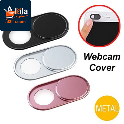 Ultra Thin Metal Webcam Cover with Magnetic Slider for Enhanced Privacy Protection on Laptops, Tablets, and Phones