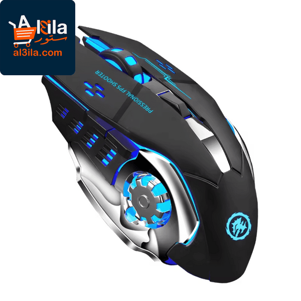 Rechargeable Wireless Gaming Mouse with Silent Operation, Bluetooth and 2.4GHz USB Connectivity, and Mechanical Backlighting for PC Gamers