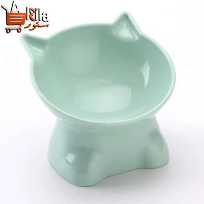 Elevated Cervical Support Cat Bowl for Enhanced Comfort and Dining Experience