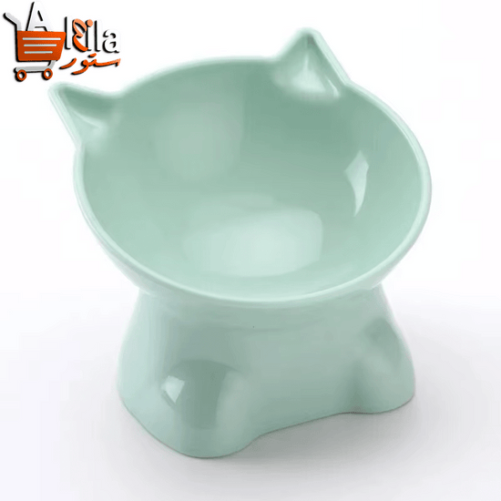 Elevated Cervical Support Cat Bowl for Enhanced Comfort and Dining Experience