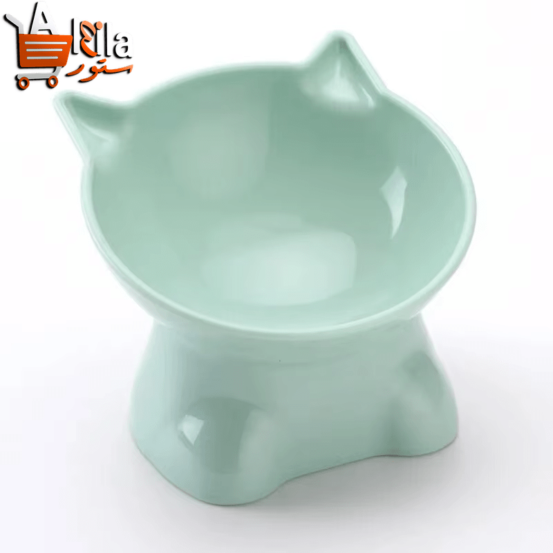 Elevated Cervical Support Cat Bowl for Enhanced Comfort and Dining Experience