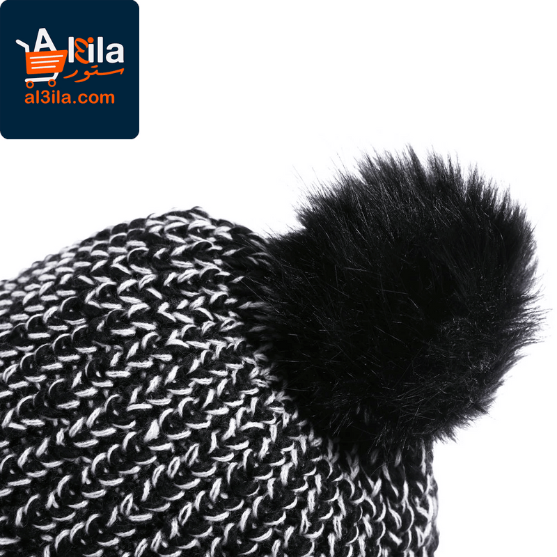 Bluetooth-Compatible Knitted Beanie Hat with Earphone Speakers and Microphone for Women - Warm Soft Winter Outdoor Wear
